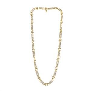 NEW TOVA women's jamie necklace in long clear